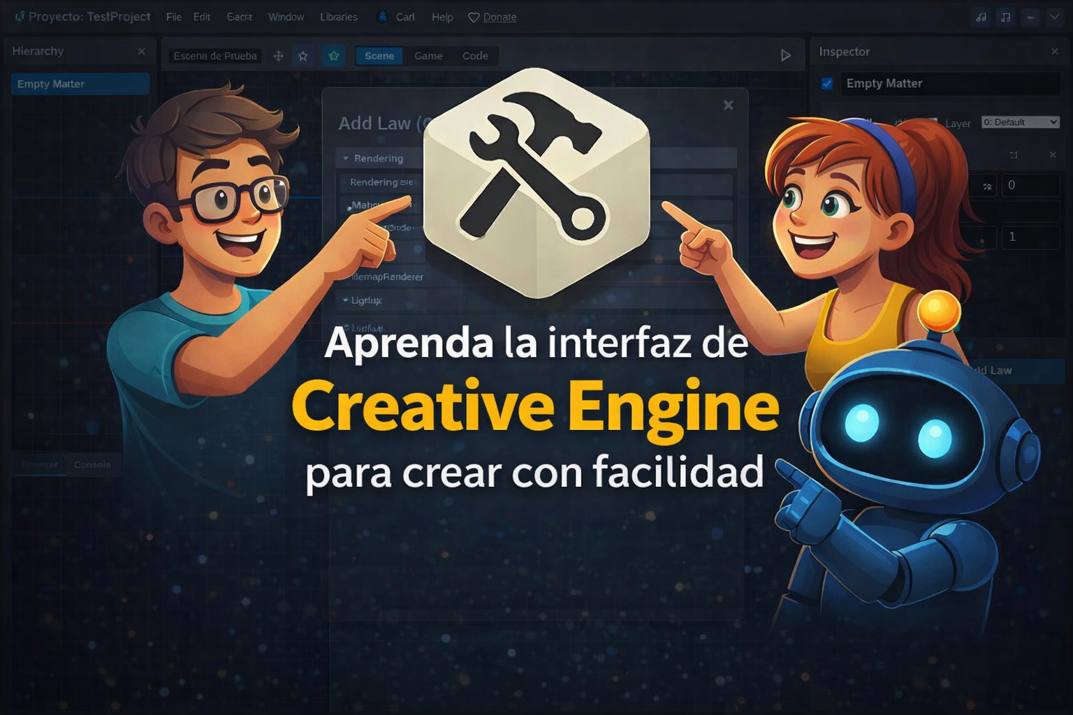 Tutorial Interfaz Creative Engine